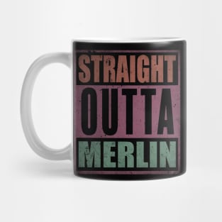 Merlin Quotes Name Vintage Styles Birthday 70s 80s 90s Mug